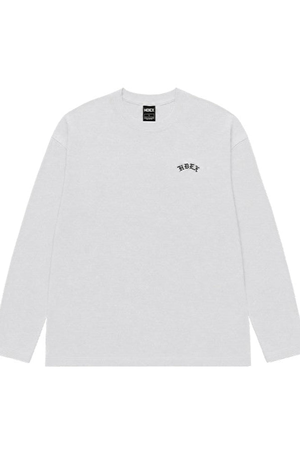 HDEX Baju Korea Olahraga Natural Body Fit Long Sleeve White Pria Fitness